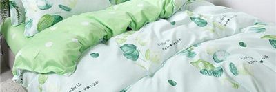 Active printing aloe cotton bed sheet quilt cover (1)