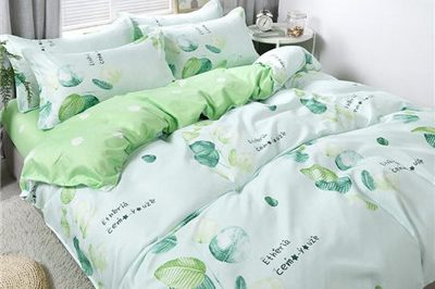 Active printing aloe cotton bed sheet quilt cover (1)